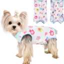 Dog Recovery Suit for Dogs Cats After Spay Surgery Surgical Surgery Suit Female Neuter Dog Onesie for Surgery Cone Alternative Suitical Pet Pajamas Body Suits Shirt, Wooden Horse, S