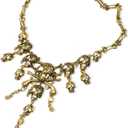 Beelittle Captain Pirate Costume Accessories Set Red Headband Pirate Skull Eye Patch Gold Earrring Necklace