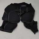 Sports Unlimited 7 Pad Integrated Adult Football Girdle for Men - Flex Thigh Pads - Girdle for Football (Black)