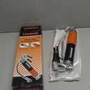 Lnchett Grease with Quick Release Coupler and Towel, 9000 PSI Professional Heavy Duty 14 oz Grease with 18 Inch Spring Flex Hose, 1 Reinforced Coupler, 2 Extension Rigid Pipe and1 Sharp Nozzle