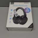 ILive Electronics Active Noise Cancellation Bluetooth Headphones, Adjustable Headband, Includes 3.5mm Audio Cable, Black (IAHN40B)