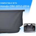 Cargo Trunk Cover Compatible with Honda CRV 2012-2016 Retractable Luggage Security Rear Shade Cover Waterproof Anti-UV Privacy Protection