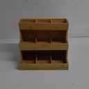 THEODORE Vertical Bamboo Tea Bag Organizer - Holds 180 Bags - Elegant Wooden Storage Box for Home, Office, Caf - Also Holds Sugar Packets and Creamers