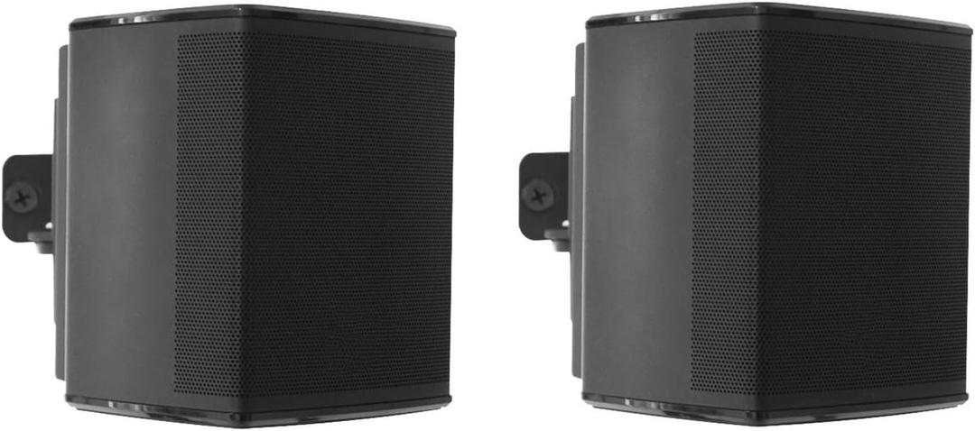 2 Pack Wall Mount Brackets for Bose Virtually Invisible 300 Wireless Surround Speakers, Black