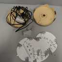 2 Pack Flea Traps for Inside Your Home, Indoor Flea Light, Bed Bug Killer with 8 Sticky Pads & 4 Light Bulb, Odorless Natural Insect Infestation Treatment Trap for Kid Pet (White Brown)