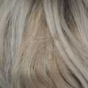 Alanhair Ombre Blonde Wigs for Women,HAIRCUBE Shoulder-Length wig with Bangs Dark Roots to Blonde Synthetic Hair Layered Wigs Heat Resistant Fibre for Daily Party Use