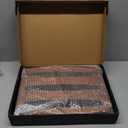 Adjustable Under Desk Foot Stool - Ergonomic Foot Rest with 7 Angles - Walnut