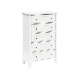 Garvee 5 Layer Chest of Drawers for Bedroom Living Room Entryway Metal Handles TV Stand Tall Vintage Storage Cabinet Organizer