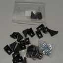 20 Set 2020 Series Aluminum Extrusion Profile Connector with 2028 Corner Bracket, 42pcs T-Slot Sliding Nuts and Hex Screw Bolt Include a Wrench, for 6mm 20S Extruded AL Profile Rail Reinforcing