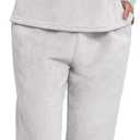 PrinStory Womens Pajamas Winter Soft Fluffy Pajama Set Fuzzy Warm Pjs Flannel 2 Piece Plush Sleepwear Lounge Sets (X-Large, Light Gray)