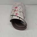 KIMODE Anti Fatigue Kitchen Mats for Floor, Half Moon Kitchen Rugs Sets of 2, 18"x28" Farmhouse Rugs for Kitchen Floor, Standing Desk Mats, Memory Foam Kitchen Floor Mats for Laundry Office Sink (18" x 28"+18" x 28"--0.47 inches(Semicircular), Floral/White)