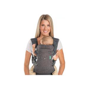 Infantino Flip 4-in-1 Convertible Baby Carrier, Adjustable, Ergonomic Babywearing, Registry Essential, Baby Carrier for Newborn to Toddler, Gray
