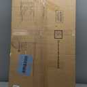 VOWNER 40 Gallon Aquarium Stand with Power Outlet, Metal Frame Fish Tank Stand with Cabinet Storage, Double Turtle Reptile Terrariums Tank Stand, 39.4" L*18.9" W Tabletop, 660LBS Capacity, Black