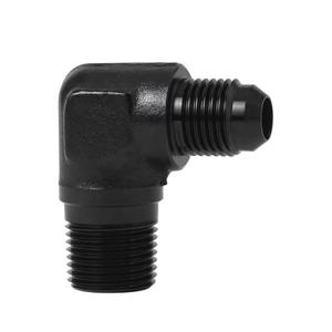 EVIL ENERGY 6AN to 3/8" NPT Male 90 Degree Fitting Adapter Aluminum