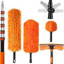 30ft High Reach Duster Kit with Extendable Pole,High Ceiling Duster Kit, 24 feet