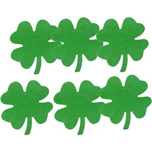 2 x BinaryABC St.Patrick's Day Shamrock Nipple Covers Breast Pasties,St Patricks Day Decorations,Self Adhesive,10 Pairs (Green)