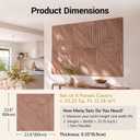 TONOR 6 Pack Acoustic Panels Peel and Stick, 23.6''x23.6''-23.25 sq.ft., 6 PCS