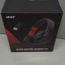 acer Wireless Gaming Headset, PS5 Headset with 2.4GHz for Ps5, Ps4, PC, Switch, Bluetooth 5.3 + 100Hrs Gaming Headphones with Noise Canceling Mic for Laptop, Mobile, Mac, 50mm Drivers (Orange)