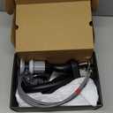 Ultimate Unicorn Matte Black Bathroom Sink Faucet - 4 Inch Centerset Pull Down Vanity Faucets 3 Hole with Pop Up Drain - Two Handle Modern Washbasin Tap Set with Pull Out Sprayer for Rv Restroom