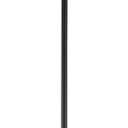 Black Flush Mount Ceiling Light, 2- Light Caged Crystal Chandelier, Small Drum Hallway Light fixtures Ceiling Mount, 11 INCH Black Pendant Light (2-Light)