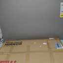 TokeShimi 42x36 Black Bathroom Mirror for Over Sink,Aluminum Framed Vanity Mirror with Tempered Glass,Modern Wall Mirrors(Horizontal/Vertical)