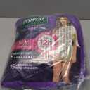 Depend Night Defense Adult Incontinence Underwear for Women, Disposable, Overnight, Medium, Blush, 15 Count