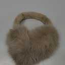 WATAME Earmuffs for Women Girls Faux Fur Fuzzy Headband Foldable Ear Covers Cold Weather Accessory