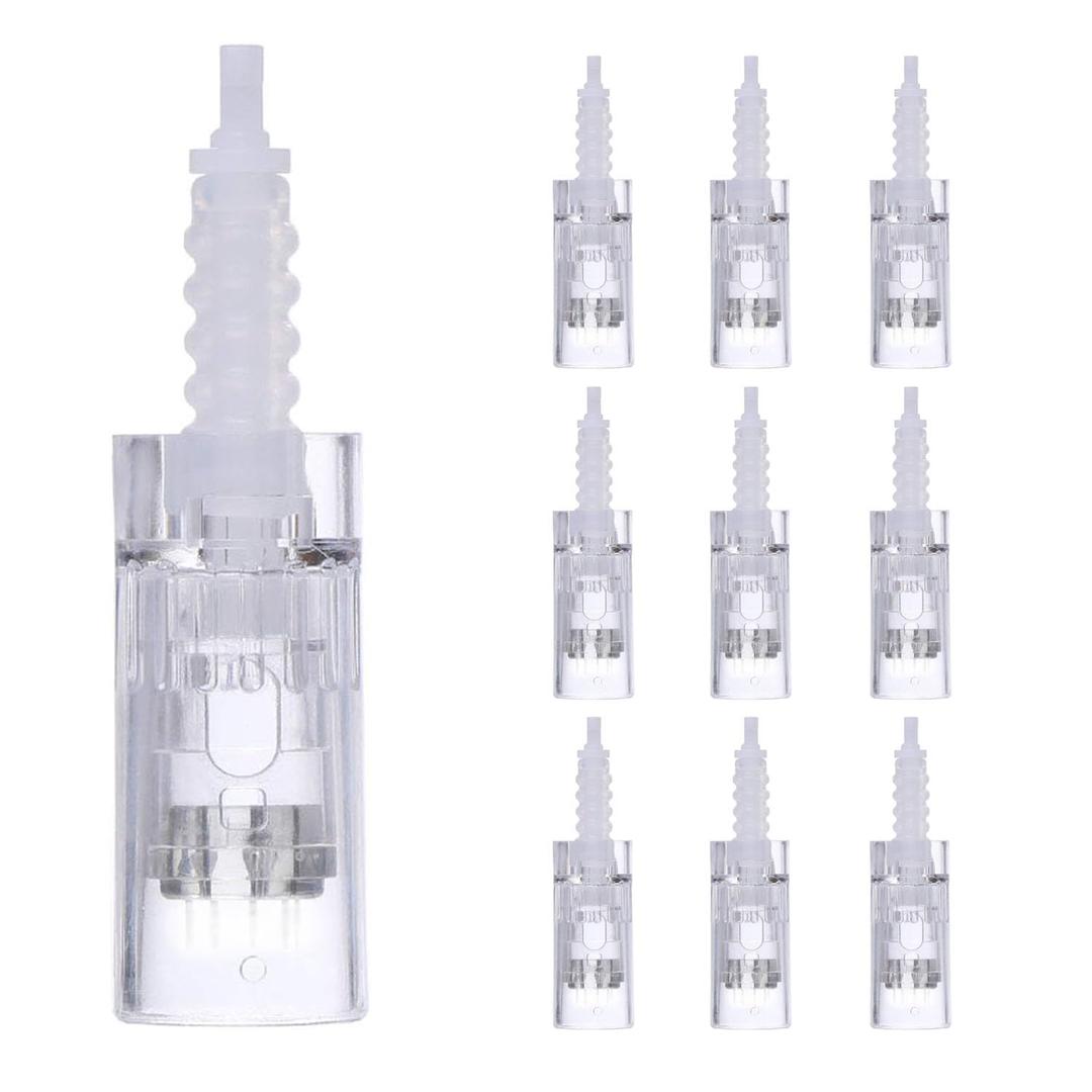 Microneedling Derma Pen Roller Cartridges (10pcs*12pin 0.25mm) For A1/A6/N2/M5/M7 At Home Use J17012