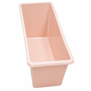 Teacher Created Resources Light Pink Portable Plastic Storage Caddy 1-Pack for Classrooms, Kids Room, and Office Organization