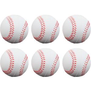 Foam Baseballs Softballs Practice Training Ball for Beginners Hand Exercise Squeeze Ball for Safe Throwing Catching and Batting Practice