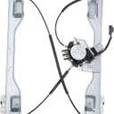 A-Premium Power Window Regulator with Motor Rear Driver Side Compatible with Ford F-150 2015-2020, F-250/F-350/F-450 Super Duty 2017-2020, Rear Left Driver Side