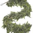 6FT Cedar Garland Artificia Touch The Spring Garland, Decorations for Home Dining Holiday Party Decor