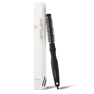 GLGL Non-electric Professional Styling Round Brush for Volume, Curling & Thick Bangs (0.6" ceramic coated aluminum barrel / 1.0" nylon bristle) - Made in Korea