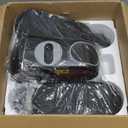 MERACH Under Desk Elliptical Machine, Leg Exerciser While Sitting for Seniors with Remote Control & 12-Speeds, Quiet Portable Electric Seated Pedal Exerciser Machine for Home Office