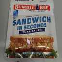 Bumble Bee Sandwich in Seconds Tuna Salad, 2.5 oz Pouches (Pack of 12) - Ready to Eat - Wild Caught Tuna Packet - 8g Protein per Serving - Gluten Free, Apr 2026