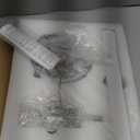 Mini 1 Light Chrome Crystal Pendant Lights,Modern Led Kitchen Island Hanging Light Fixture,Adjustable Pendant Lighting for Kitchen Island,Dimmable 2700k-6000k (Silver)