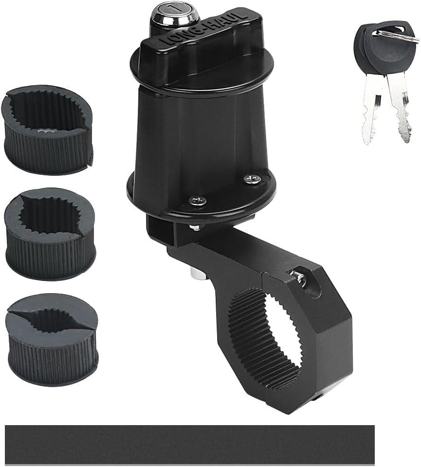 LCGP UTV ATV Gas Tank Holder for 3L 5L Gas Tank Design with Key and Lock Tank Holder Can Be Installed on Mountain Bikes, Motorcycles and Off-Road Vehicles