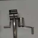 Honoson Rotary Cheese Grater Stainless Steel Handheld Rotary Parmesan Grater Cheese Cutter Slicer Shredder with 4 Stainless Drum for Grating Hard Chocolate Nuts Kitchen Tool