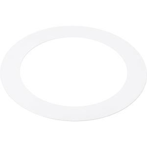 PATIKIL 5" ID 7.48" OD Goof Rings for Recessed Light, Matte White Goof Metal Trim Ring Lighting Fixture for Ceiling Wall Recessed Can Downlights