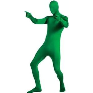 Full Body Costume Unisex Spandex Bodysuit Men Women' Fancy Dress Cosplay Halloween (Green, Medium-Large)