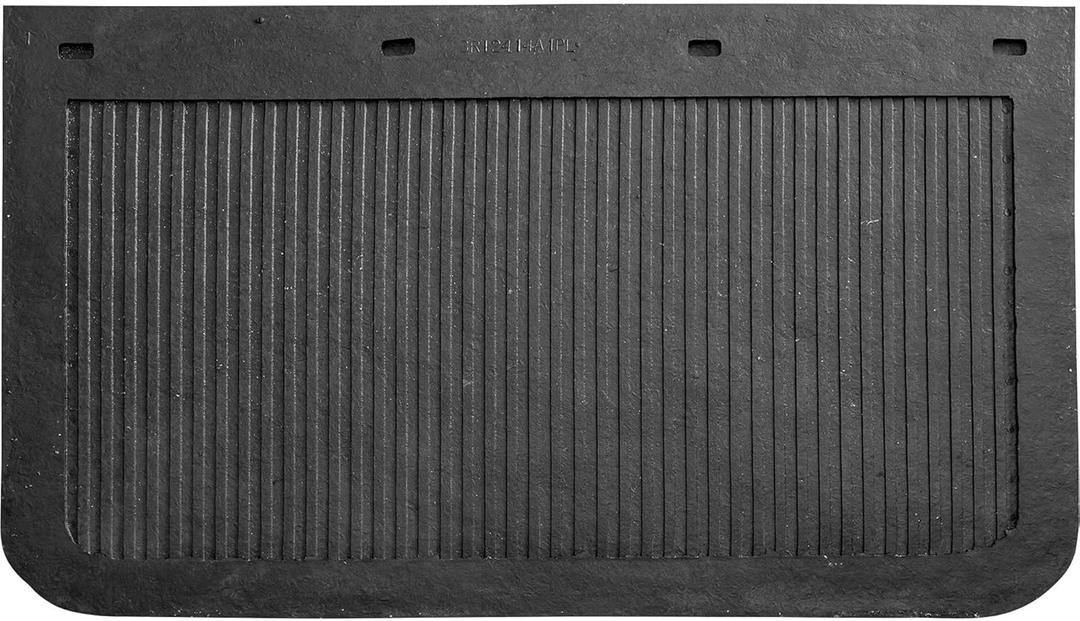 Buyers Products Heavy-Duty Rubber Semi-Truck Mud Flaps - Pair, 24in.W x 14in.L, Model Number B2414LSP