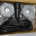 LINKITOM Magnetic LED Trailer Towing Light Kit for RVs Utility Trailers Boat Trailers Flatbeds, 24ft Cable with 7 pin plug, IP68 Waterproof, DOT Approved