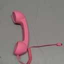 Retro Phone Handset, 2026 New Retro Style Type-C Phone Handset, Type-C Retro Telephone Wired Handsets Style Landline Handle Receiver for Cell Mobile Video Conferences, Calls, Meetings (Pink)