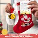 Bee Ornament - Bee Gifts for Women, Men, Lovers - Bees Bumble Ornaments for Christmas Tree, Bees Honey Ornaments for Christmas Tree - Crochet Ornament & Message Card