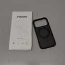 Ultra-Magnetic Stand for iPhone 17 Pro Case [Military Drop Protection] [Compatible with MagSafe] Shockproof Translucent Matte Slim Ring Holder Case for iPhone 17 Pro (Black)