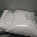 Oubonun 16 x 24 Outdoor Pillow Inserts (Pack of 2) - Square Waterproof Throw Pillow - Decorative Throw Pillows Insert for Couch Sofa Bed Patio Furniture - White Pillows