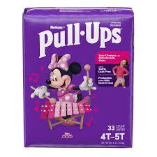 Pull-Ups Learning Designs, 5T-6T (38-50 lb.), 40 Ct. Potty Training Pants for Girls, Disposable Potty Training Pants for Toddler Girls