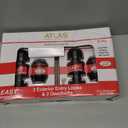 Atlas Home Security Kit 2 Exterior Entry Locks and 2 Deadbolts Black