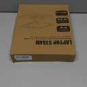 Adjustable Laptop Stand with 360 Swivel Base, Foldable Laptop Riser Holder for Desk, Ergonomic Computer Notebook Cooling Stand Mount, Compatible with MacBook Air Pro, Dell XPS, HP (10-16")