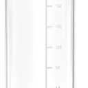 2 Gallon Glass Jar with Airtight Lid(7600ML), Gallon Airtight Glass Storage Jar with Stainless Steel Handle - Large Glass Food Storage Container with Lid Flour, Sugar, and Dog Treats